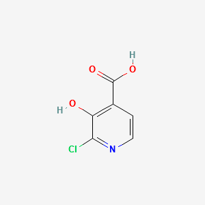 2-Chloro-3-hydroxyisonicotinicacid structure, CAS 185423-02-3