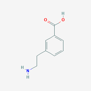 3-(2-AminoEthyl)benzoicacid structure, CAS 2393-21-7