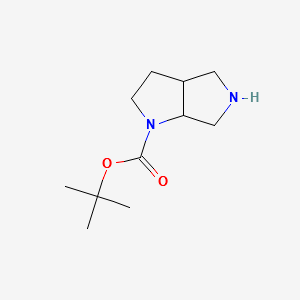 Tert-Butylhexahydropyrrolo[3,4-b]pyrrole-1(2h)-carboxylate structure, CAS 185693-02-1
