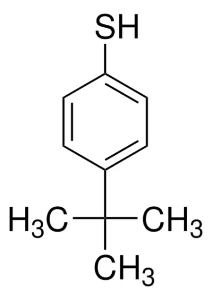 4-Tert-butylthiophenol structure, CAS 2396-68-1
