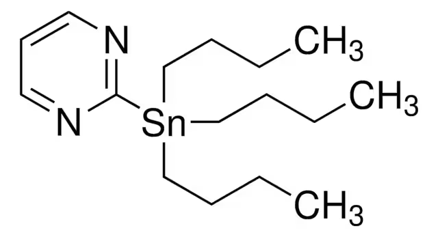 2-(Tributylstannyl)pyrimidine structure, CAS 153435-63-3