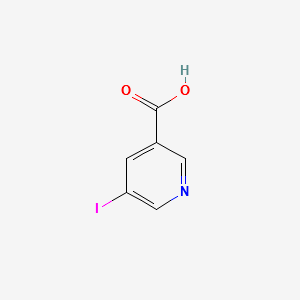 5-Iodonicotinicacid structure, CAS 15366-65-1