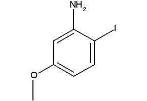 2-Iodo-5-methoxyaniline structure, CAS 153898-63-6