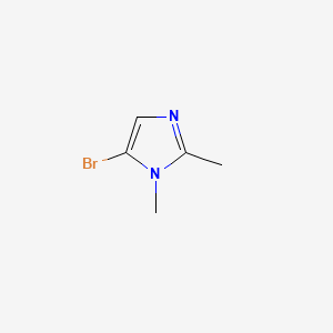 5-Bromo-1,2-dimethyl-1H-imidazole structure, CAS 24134-09-6