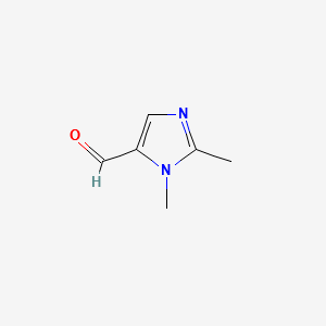 1,2-Dimethyl-1H-imidazole-5-carbaldehyde structure, CAS 24134-12-1
