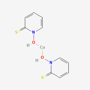 Copperpyrithione structure, CAS 154592-20-8