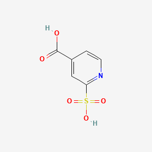 2-Sulfoisonicotinicacid structure, CAS 18616-07-4