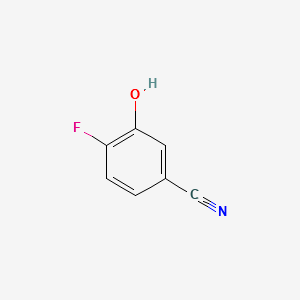4-Fluoro-3-hydroxybenzonitrile structure, CAS 186590-04-5