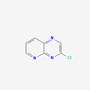2-Chloro-pyrido[2,3-b]pyrazine structure, CAS 155535-23-2
