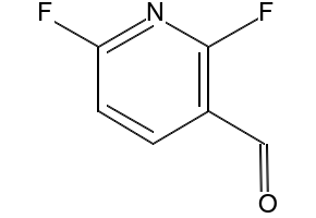 2,6-Difluoronicotinaldehyde structure, CAS 155601-65-3