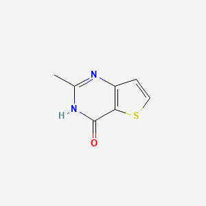2-Methylthieno[3,2-d]pyrimidin-4(3H)-one structure, CAS 18678-13-2
