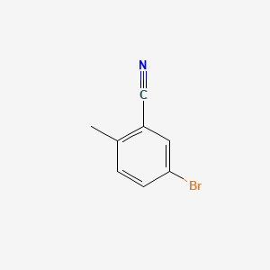 5-Bromo-2-methylbenzonitrile structure, CAS 156001-51-3