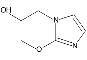 (S)-2-Nitro-6,7-dihydro-5H-imidazo[2,1-b][1,3]oxazin-6-ol structure, CAS 187235-08-1