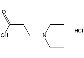 3-(Diethylamino)propionicacidhydrochloride structure, CAS 15674-67-6