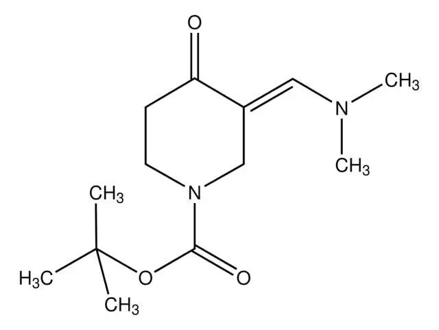 1-Boc-3-[(Dimethylamino)methylene]-4-oxopiperidine structure, CAS 157327-41-8