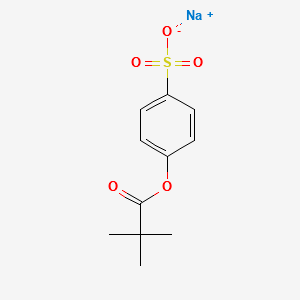 Sodium4-(t-butylcarbonyloxy)-benzensulfonate structure, CAS 188114-91-2