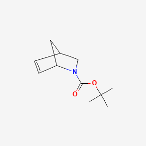 Tert-Butyl2-azabicyclo[2.2.1]hept-5-ene-2-carboxylate structure, CAS 188345-71-3