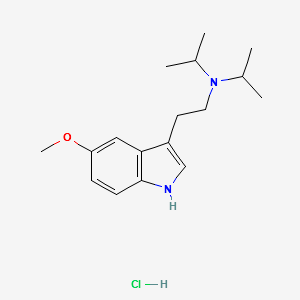 5-Methoxy-N,N-diisopropyltryptaminehydrochloride structure, CAS 2426-63-3