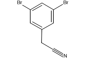 3,5-Dibromobenzylcyanide structure, CAS 188347-48-0