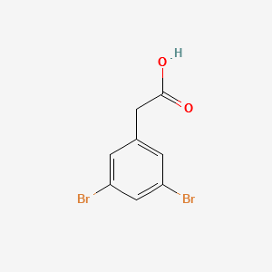 3,5-Dibromophenylaceticacid structure, CAS 188347-49-1