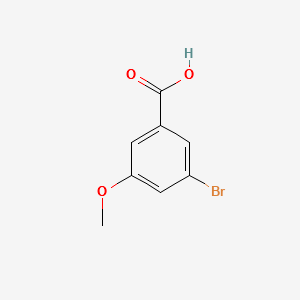 3-Bromo-5-methoxybenzoicacid structure, CAS 157893-14-6