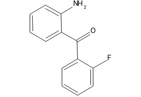 2-Amino-2'-fluorobenzophenone structure, CAS 1581-13-1