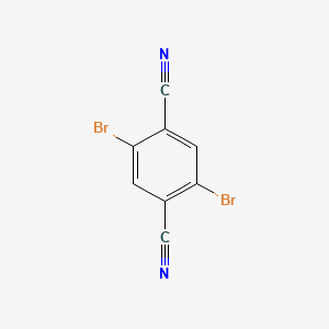 2,5-Dibromoterephthalonitrile structure, CAS 18870-11-6