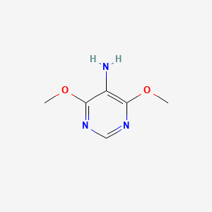 4,6-Dimethoxypyrimidin-5-amine structure, CAS 15846-15-8