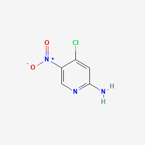 4-Chloro-5-nitropyridin-2-amine structure, CAS 24484-96-6