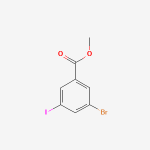 Methyl3-bromo-5-iodobenzoate structure, CAS 188813-07-2