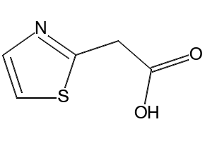 2-Thiazoleaceticacid structure, CAS 188937-16-8