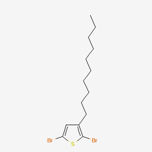 2,5-Dibromo-3-decylthiophene structure, CAS 158956-23-1
