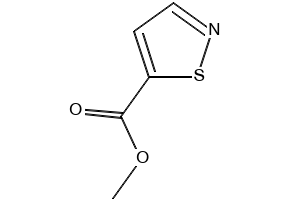 Isothiozole-5-carboxylicacidmethylester structure, CAS 15901-66-3