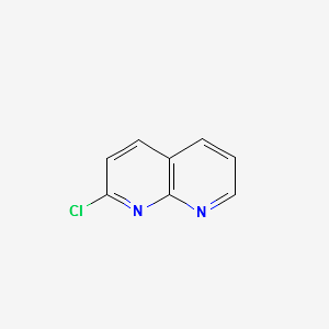 2-Chloro-1,8-naphthyridine structure, CAS 15936-10-4