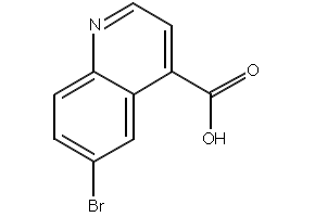 6-Bromoquinoline-4-carboxylicacid structure, CAS 160233-76-1