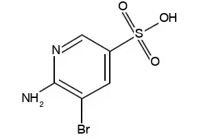 6-Amino-5-bromopyridine-3-sulfonicacid structure, CAS 247582-62-3