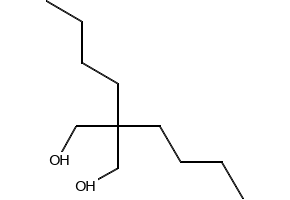 2,2-Dibutyl-1,3-propanediol structure, CAS 24765-57-9