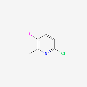6-Chloro-3-iodo-2-Methylpyridine structure, CAS 249291-79-0