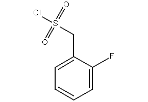 2-(Fluorophenyl)methanesulfonylchloride structure, CAS 24974-71-8