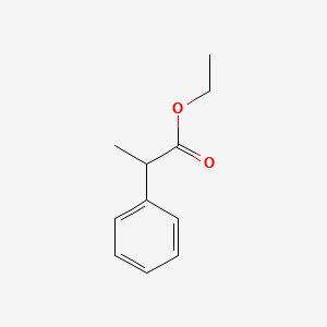 Ethyl2-phenylpropanoate structure, CAS 2510-99-8