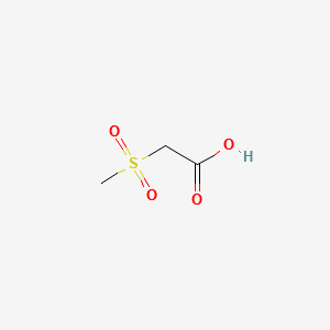Methylsulfonylaceticacid structure, CAS 2516-97-4