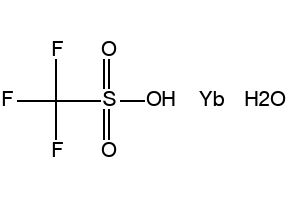 Ytterbiumtriflatehydrate structure, CAS 252976-51-5