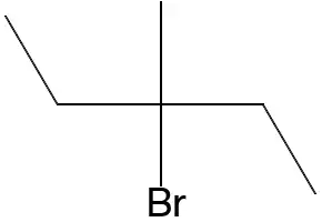 3-Bromo-3-Methylpentane structure, CAS 25346-31-0