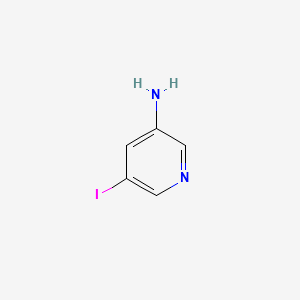 3-Amino-5-iodopyridine structure, CAS 25391-66-6
