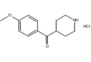 4-(4-Methoxybenzoyl)piperidinehydrochloride structure, CAS 25519-82-8