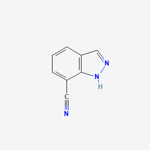 7-Cyano-1H-indazole structure, CAS 256228-64-5