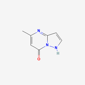 5-Methylpyrazolo[1,5-a]pyrimidin-7-ol structure, CAS 16082-26-1