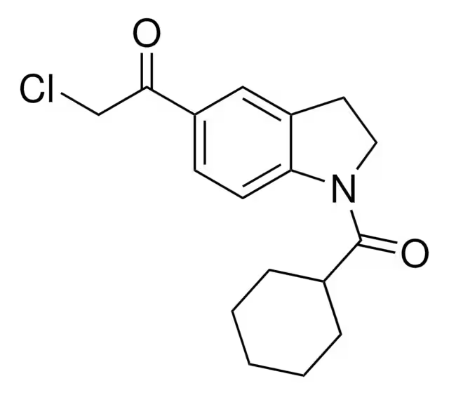 Ethanone,1-[7-amino-5-(2-bromopropyl)-2,3-dihydro-1H-indol-1-yl]- structure, CAS 160968-95-6