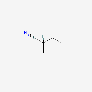 2-Methylbutyronitrile structure, CAS 18936-17-9