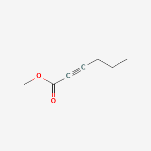 Methylhex-2-ynoate structure, CAS 18937-79-6